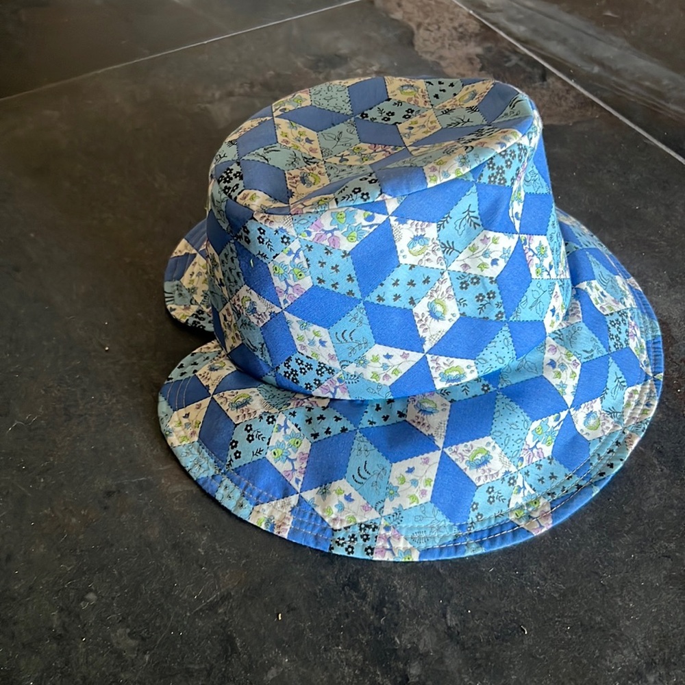 quilt bucket hat vintage 60’s - Picture 2 of 4